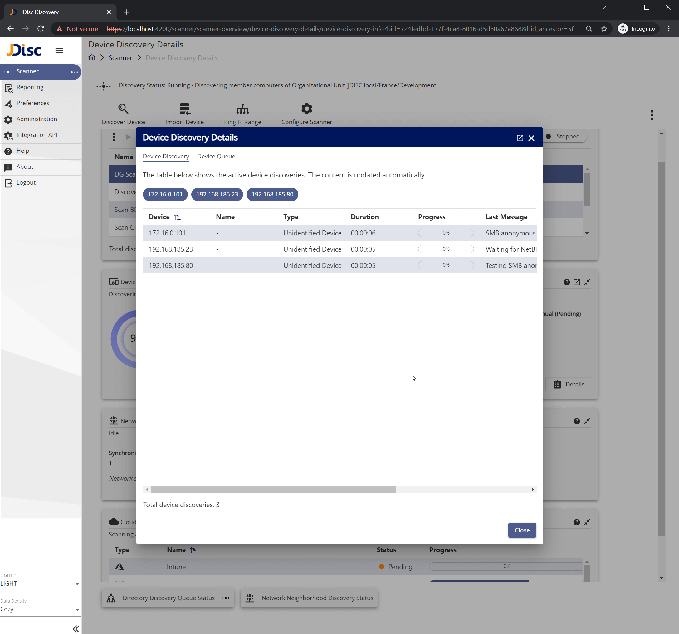 Figure-13-2 - JDisc Network Discovery Device Discovery Details