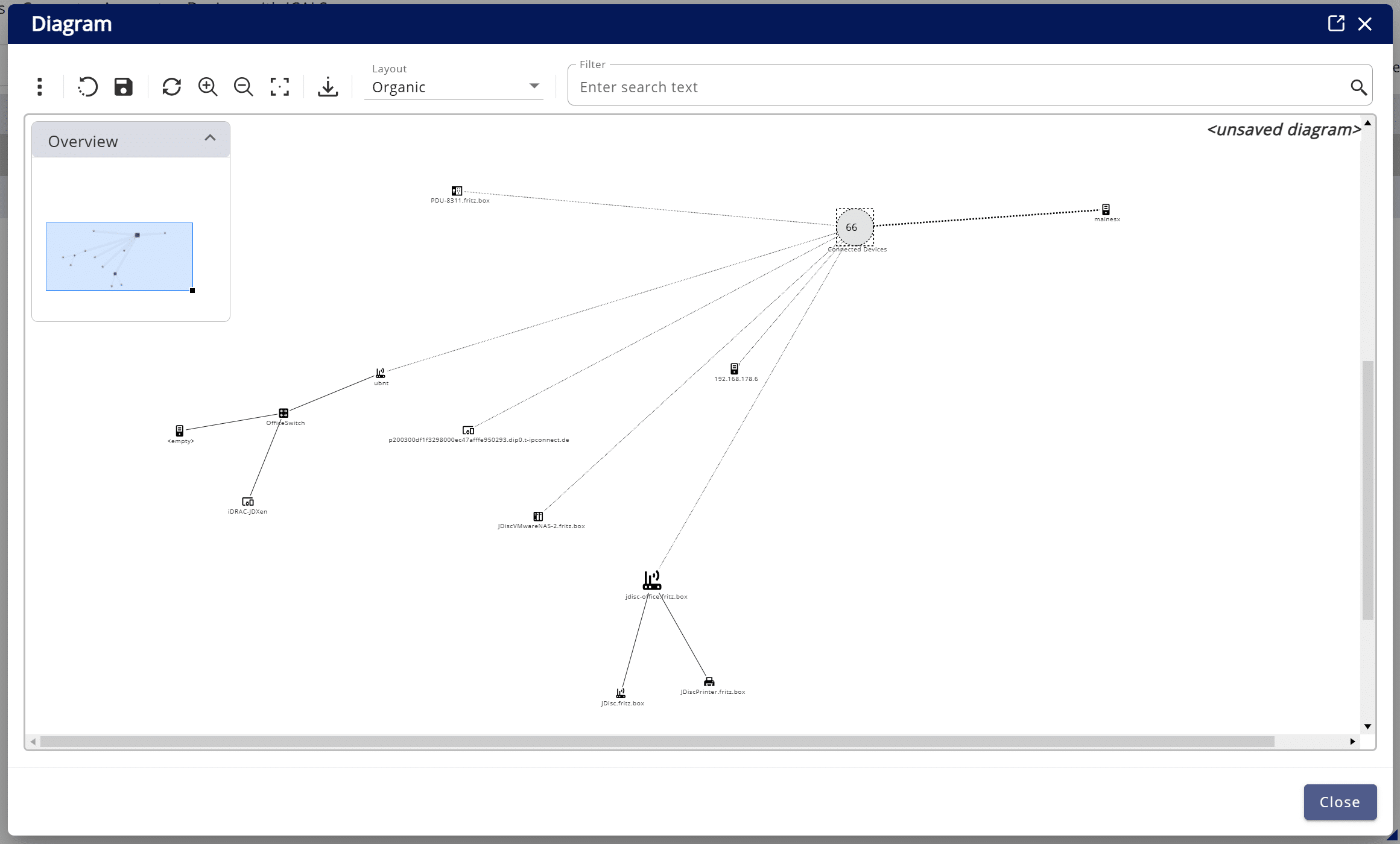 11 Web UI – JDisc Diagrams