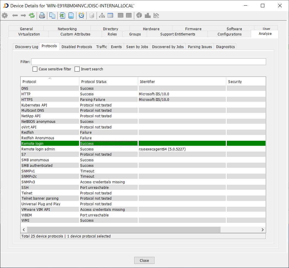 Windows computer with non-admin user but privilege elevation protcools status